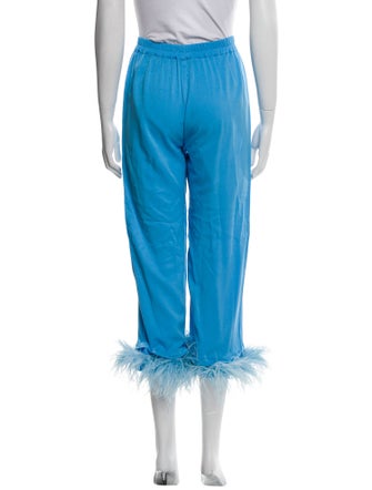 Sleeper Feather Trim Sweatpants