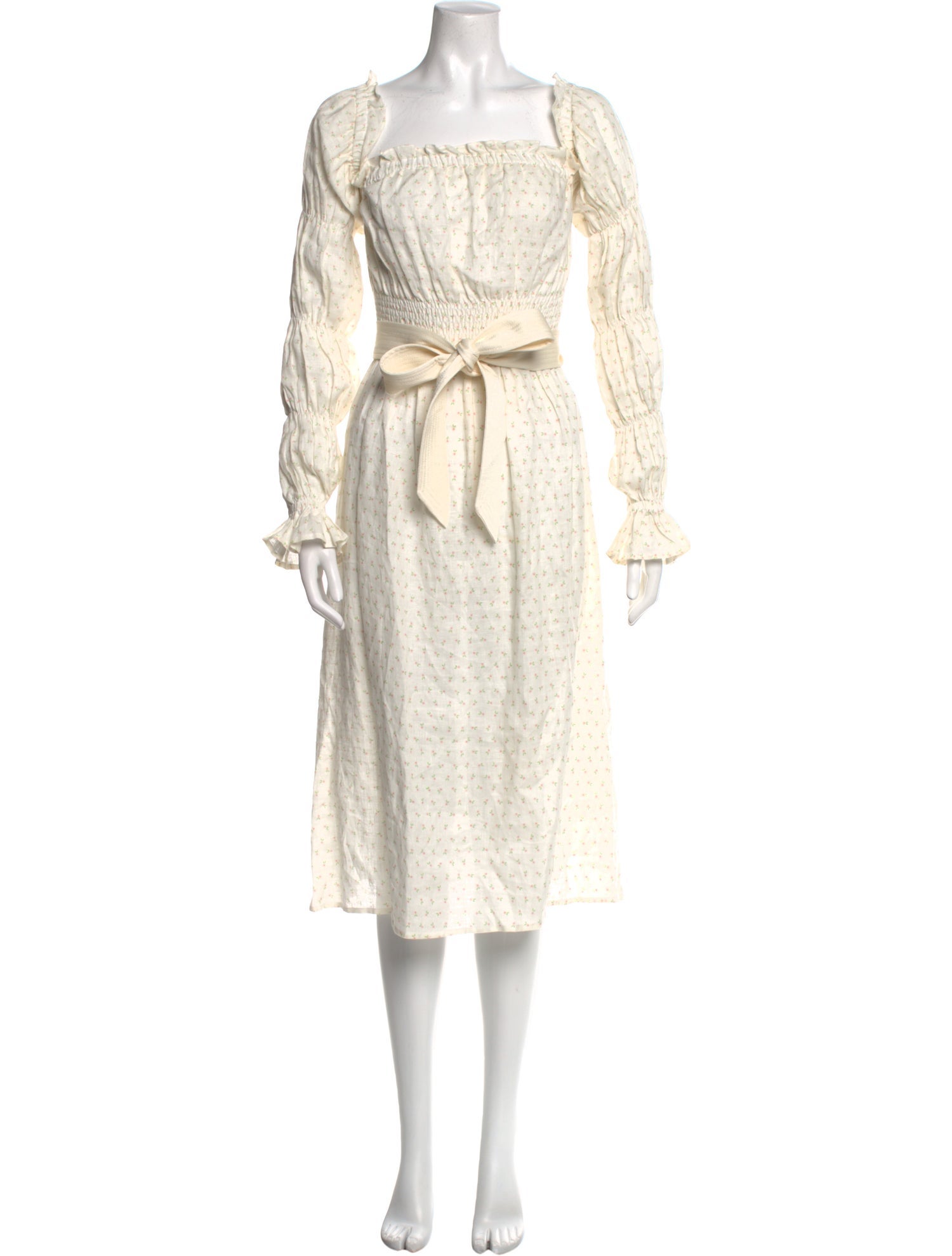 Sleeper Linen Knee-Length Dress