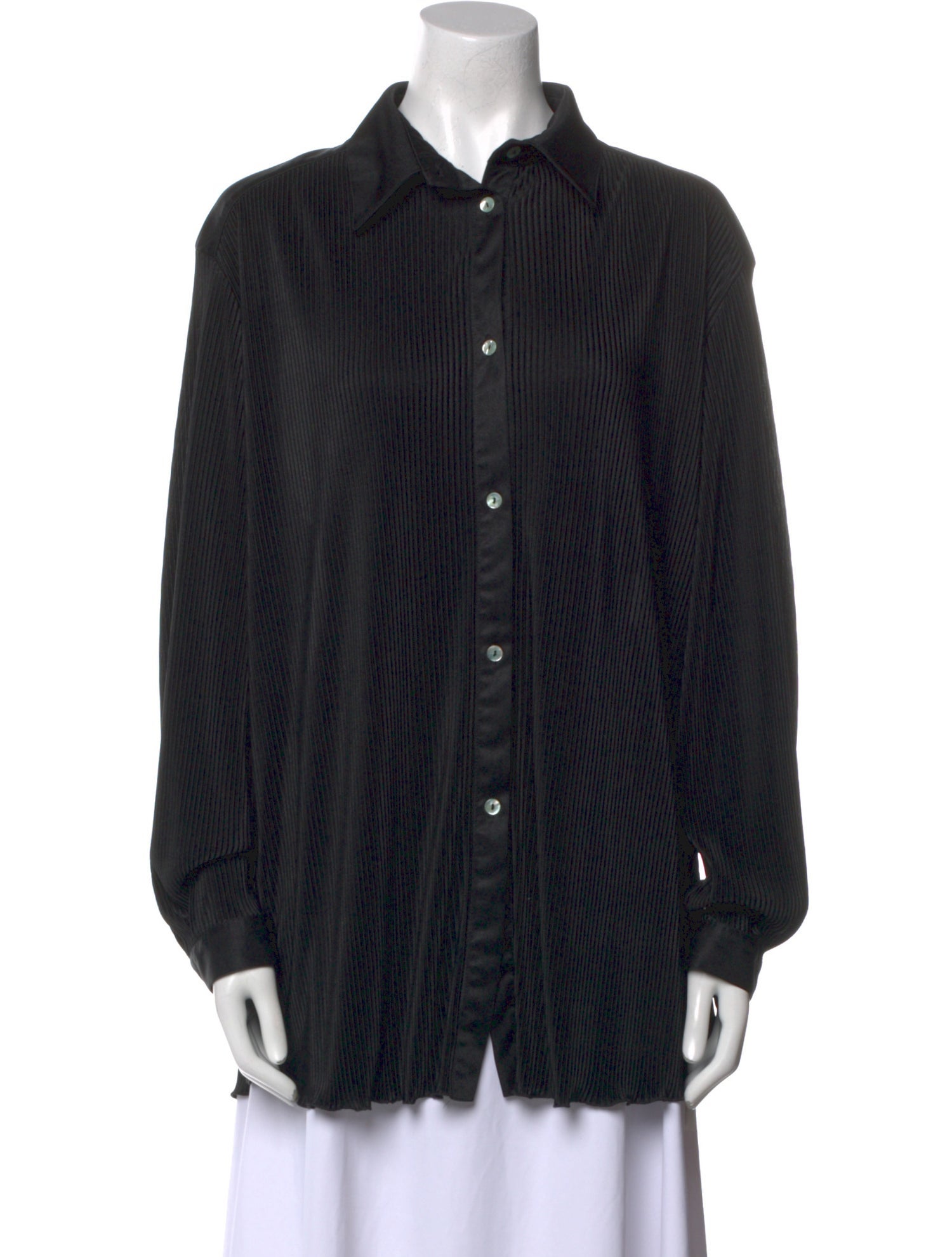 Sleeper Long Sleeve Button-Up Top