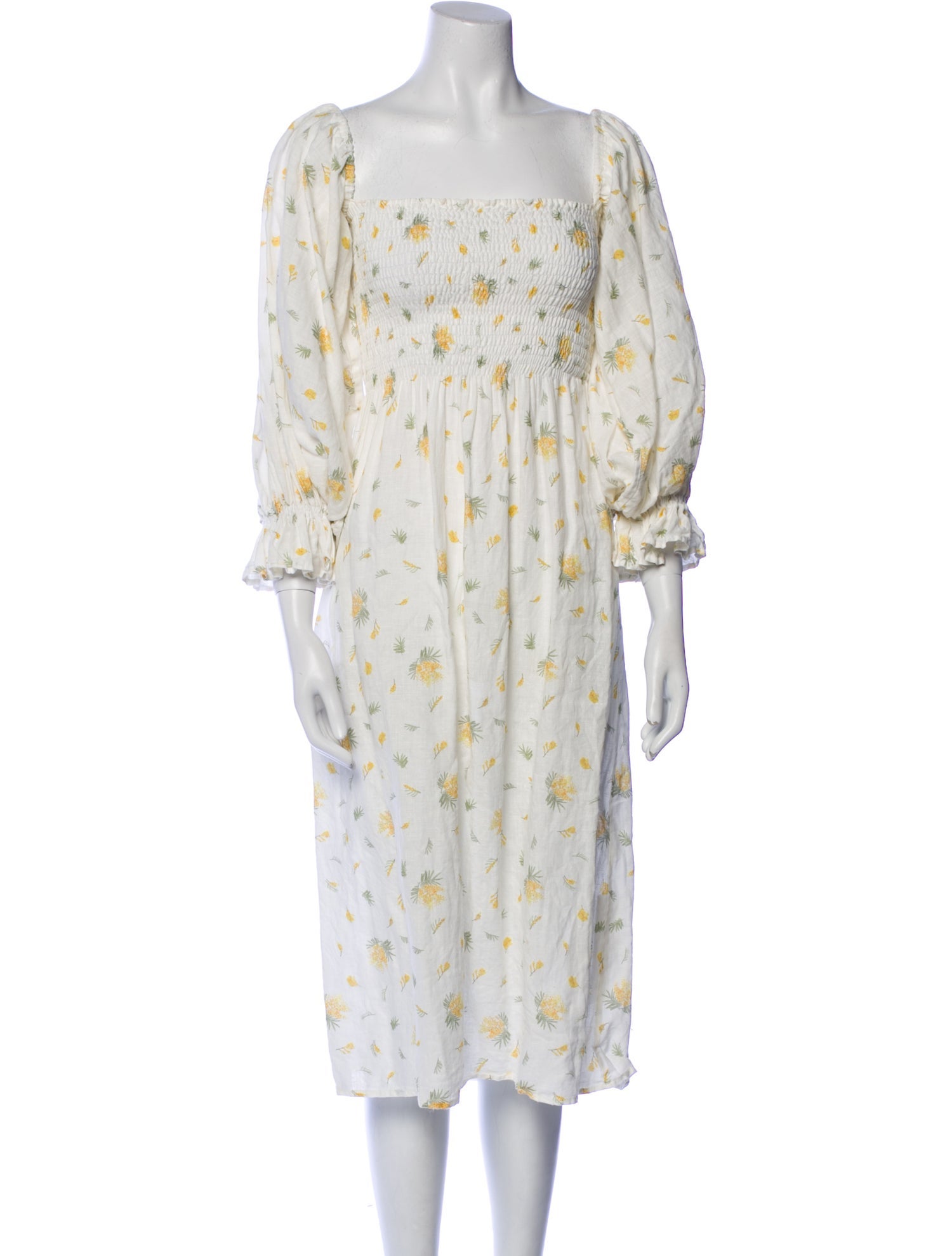 Sleeper Linen Midi Length Dress