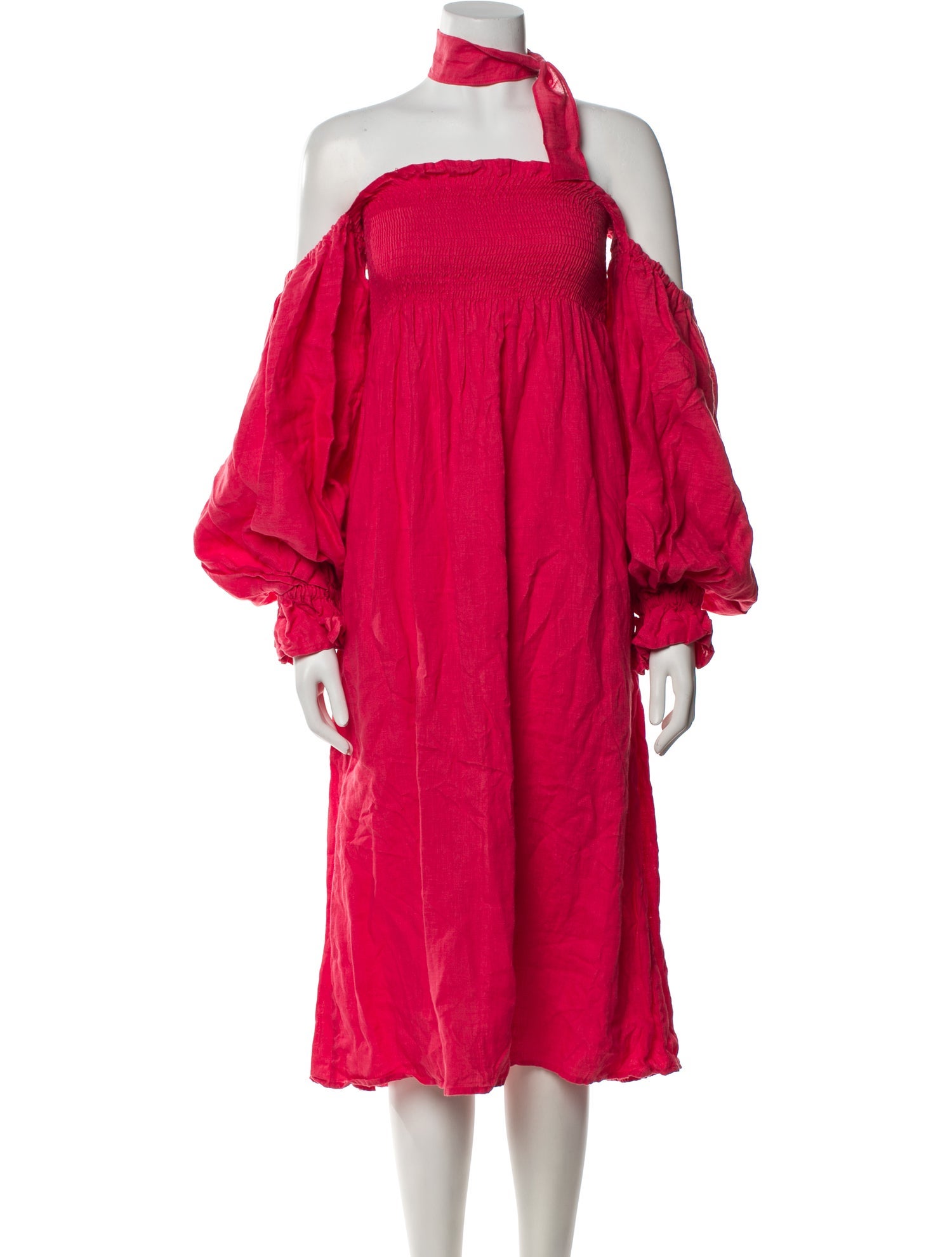 Sleeper Linen Midi Length Dress