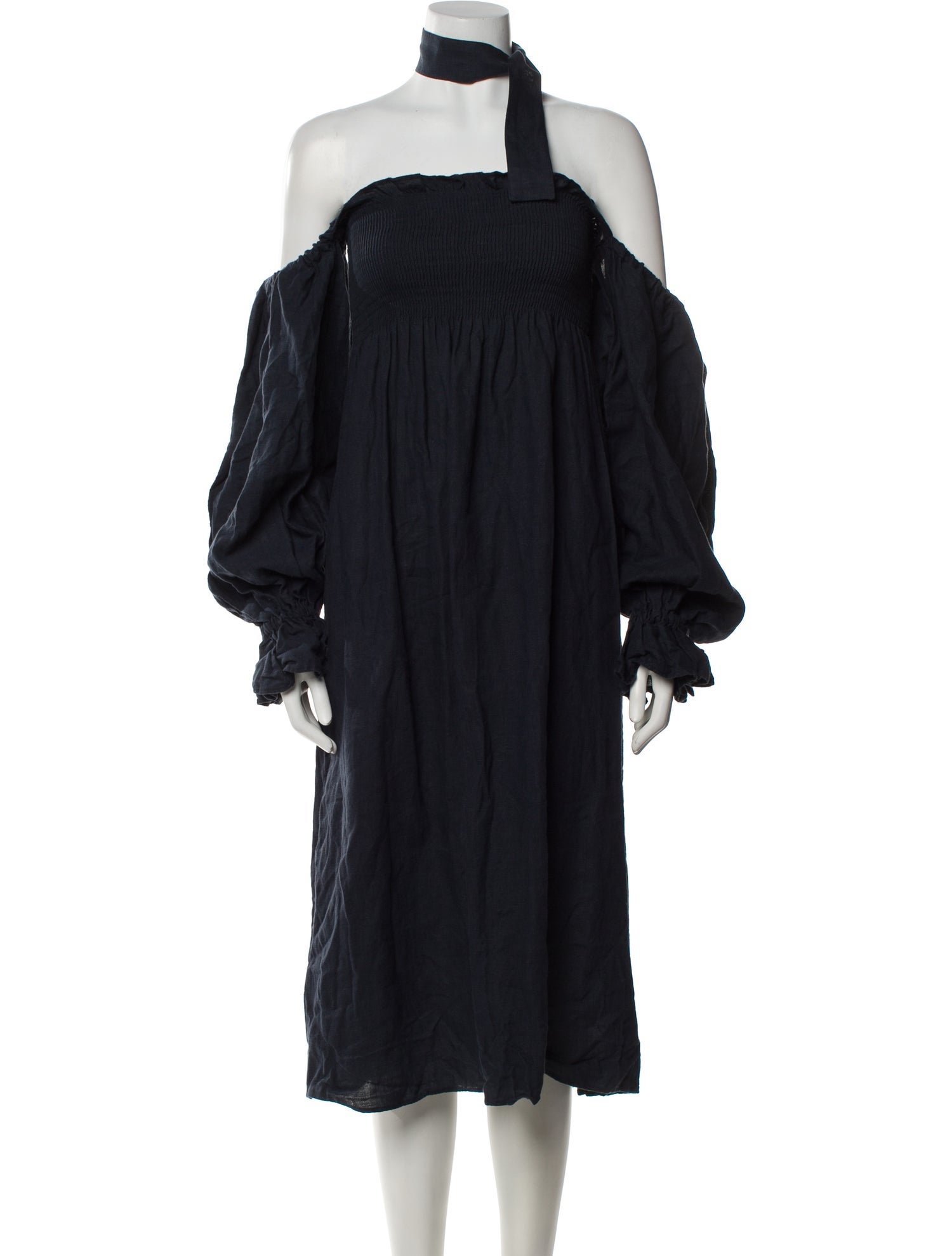 Sleeper Linen Midi Length Dress