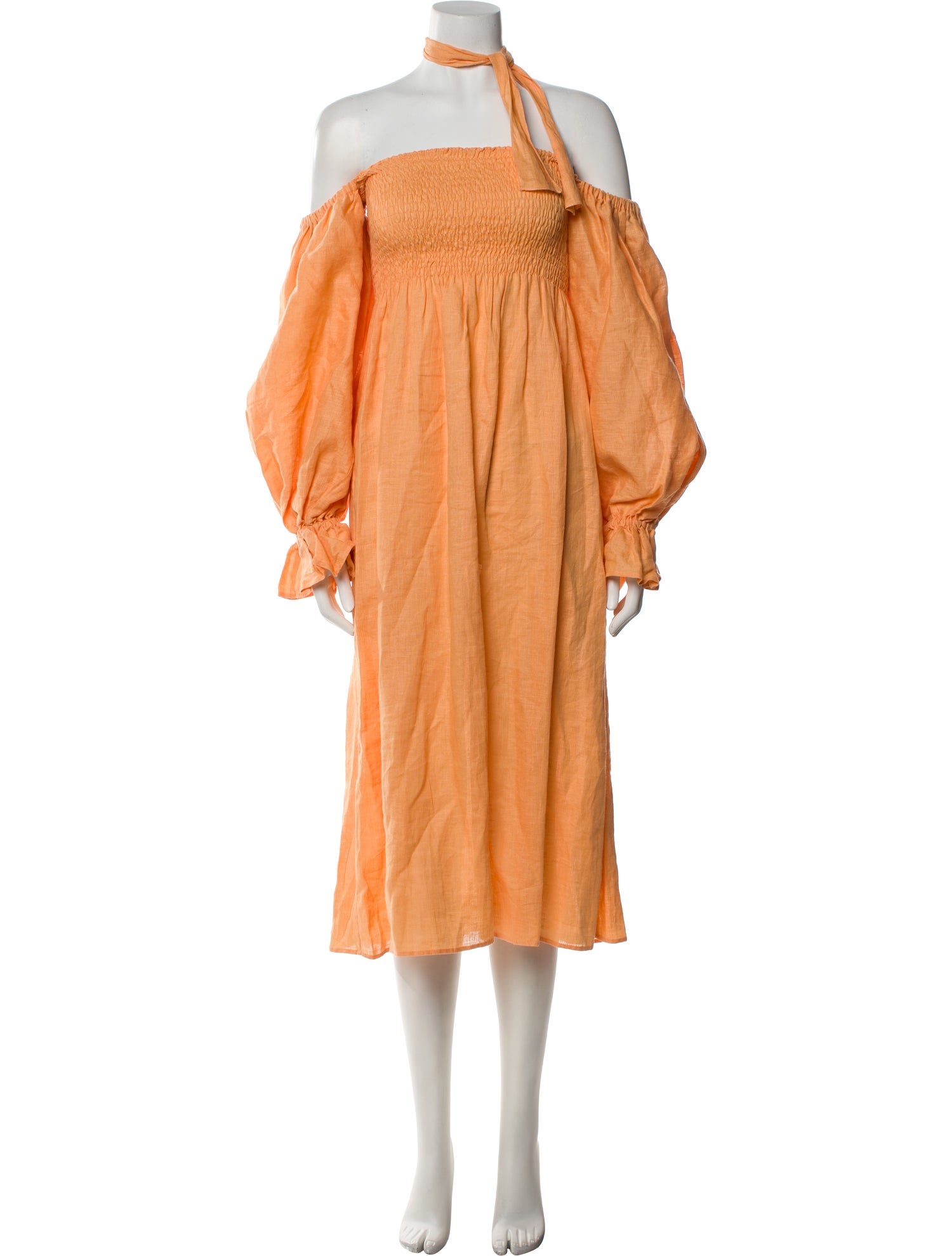 Sleeper Linen Midi Length Dress