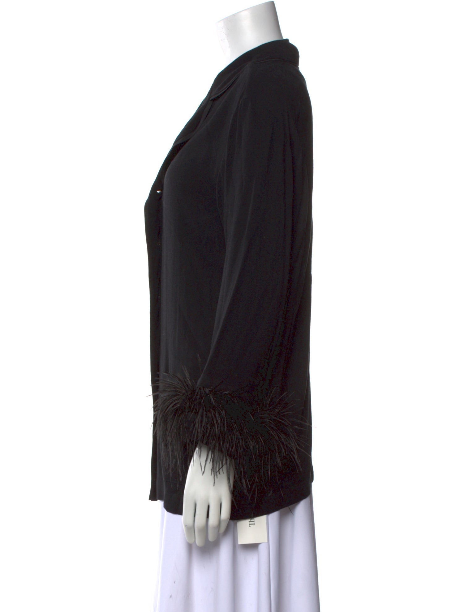 Sleeper V-Neck Three-Quarter Sleeve Blouse