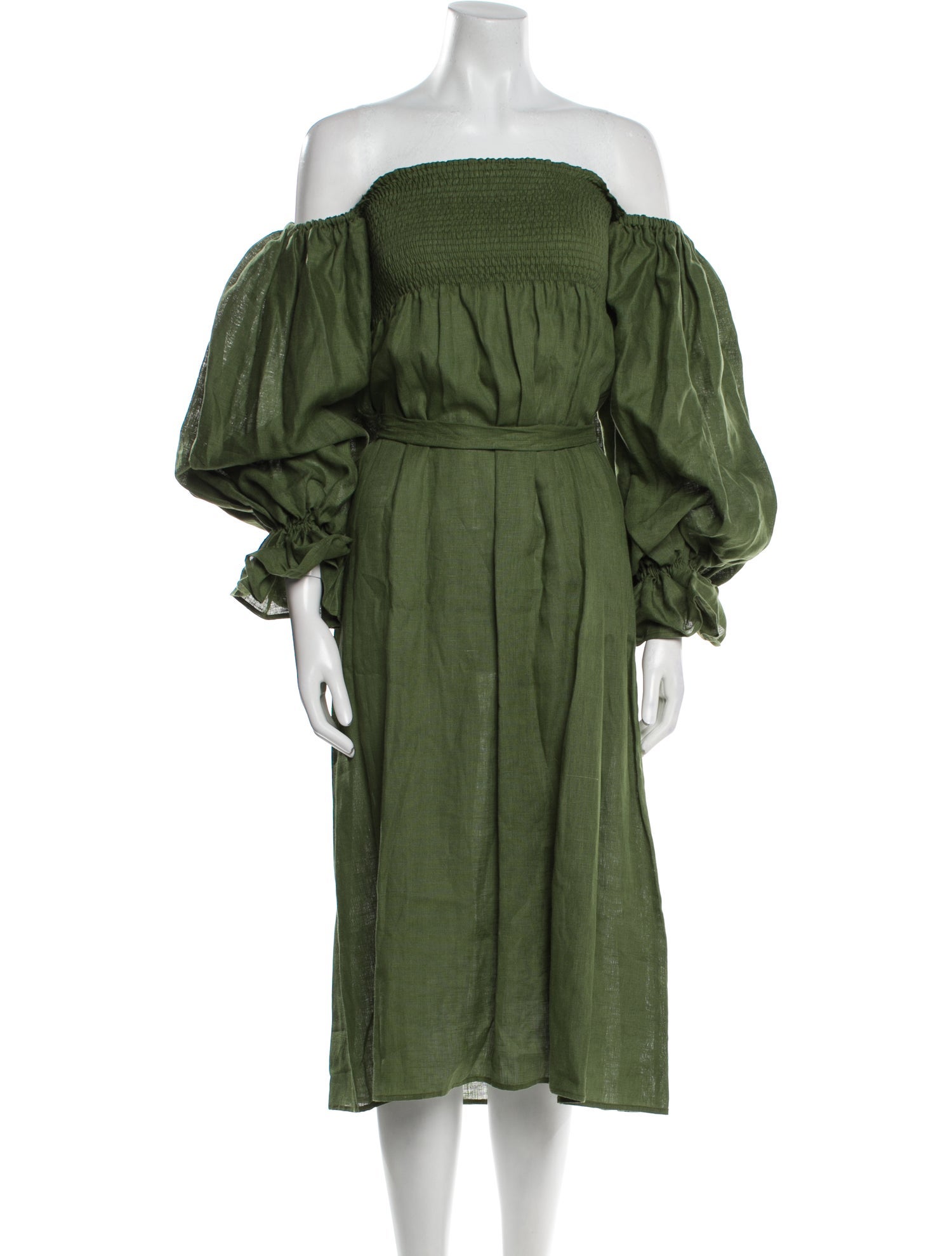 Sleeper Linen Midi Length Dress