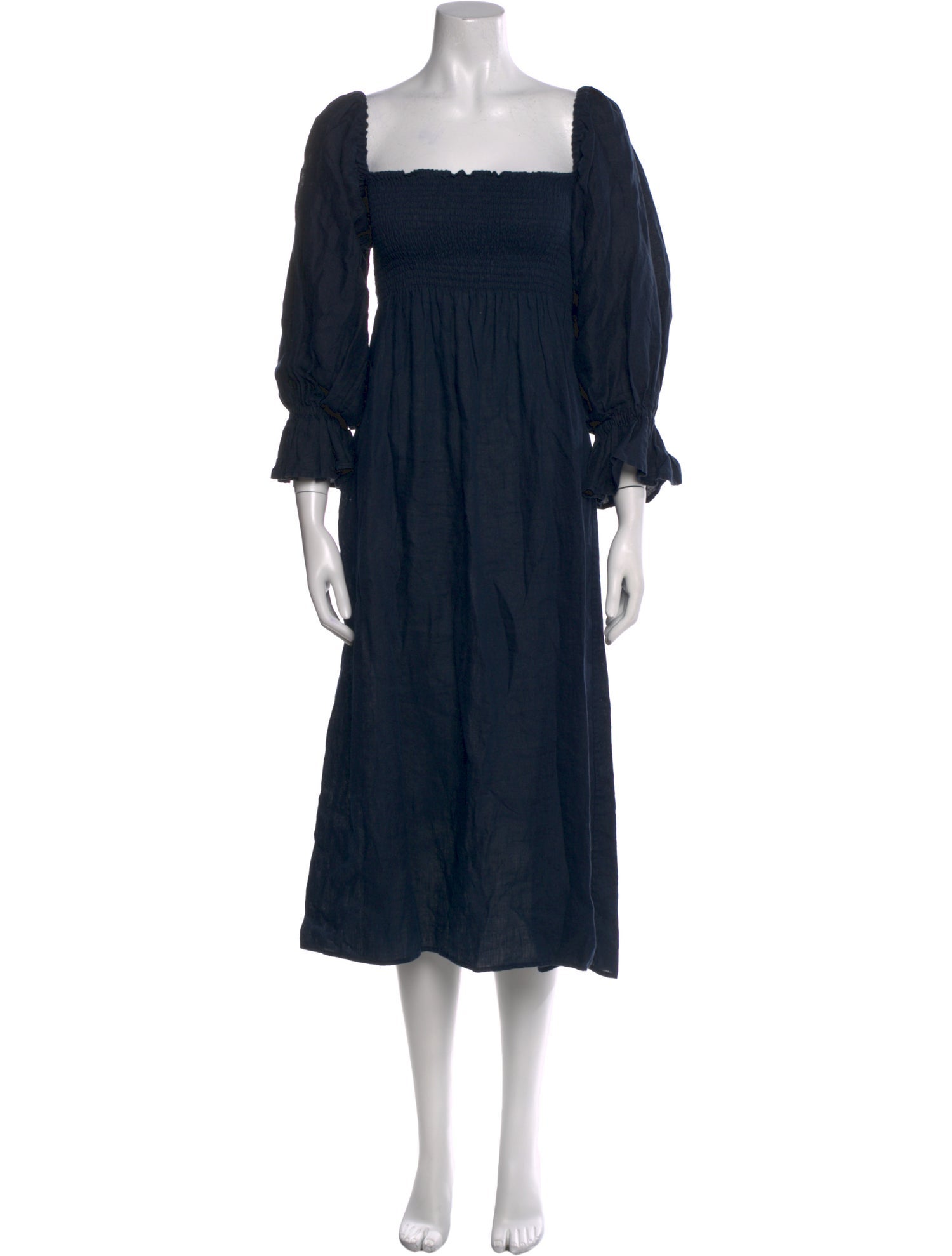 Sleeper Linen Midi Length Dress
