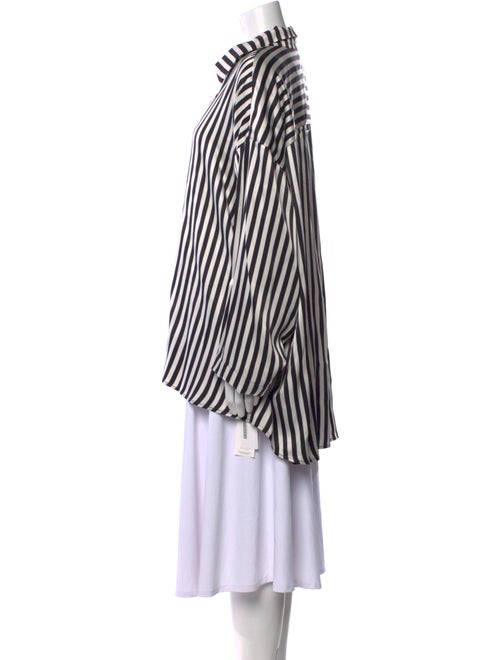 Sleeper Striped Long Sleeve Button-Up Top