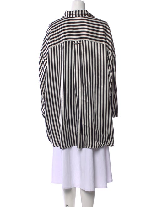 Sleeper Striped Long Sleeve Button-Up Top