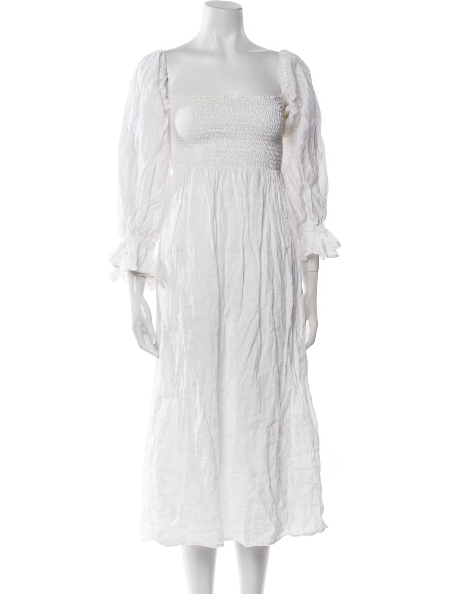 Sleeper Linen Midi Length Dress