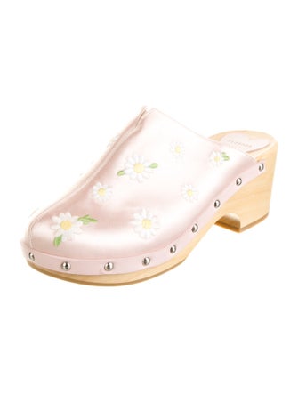 Sleeper Satin Floral Print Slides