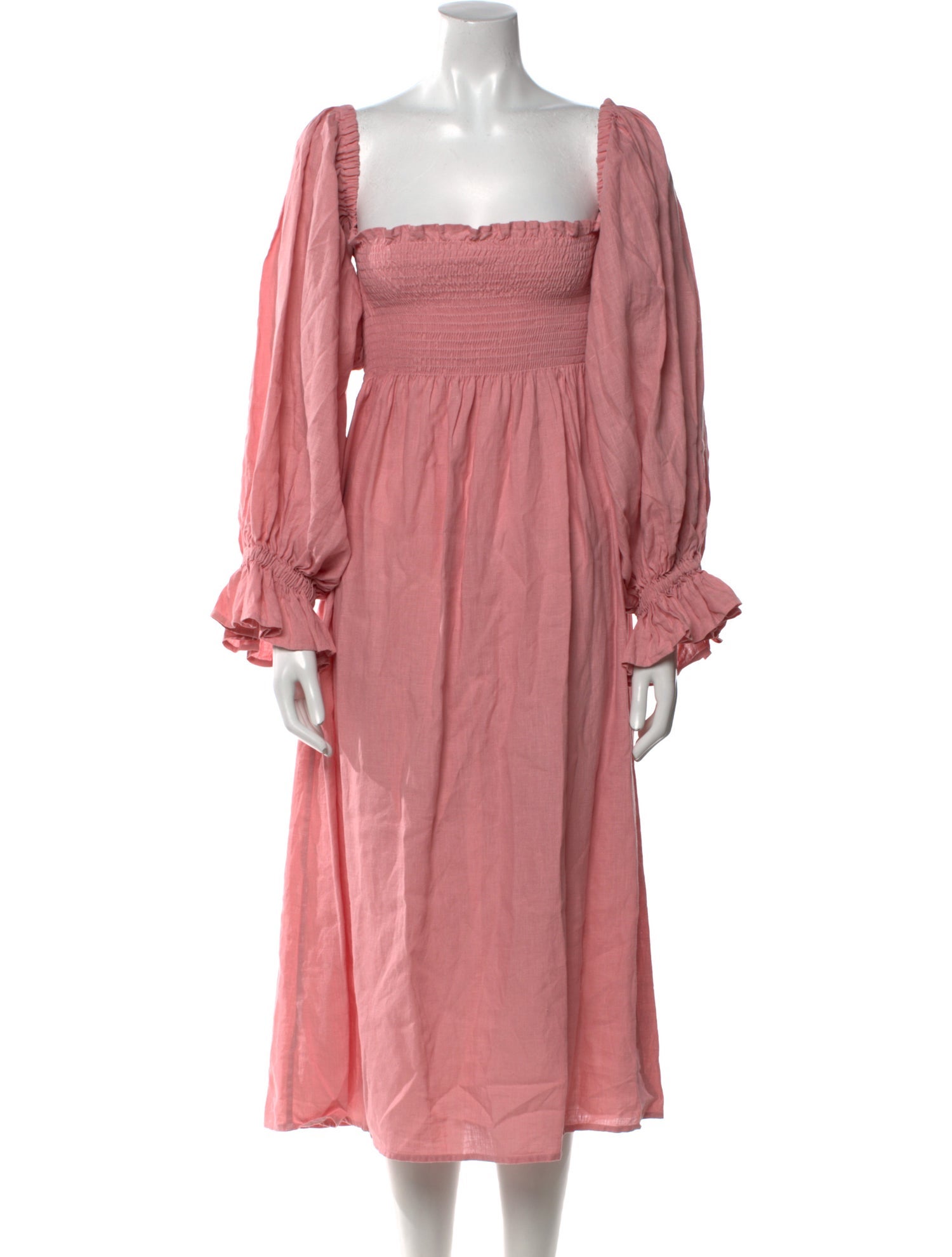 Sleeper Linen Midi Length Dress