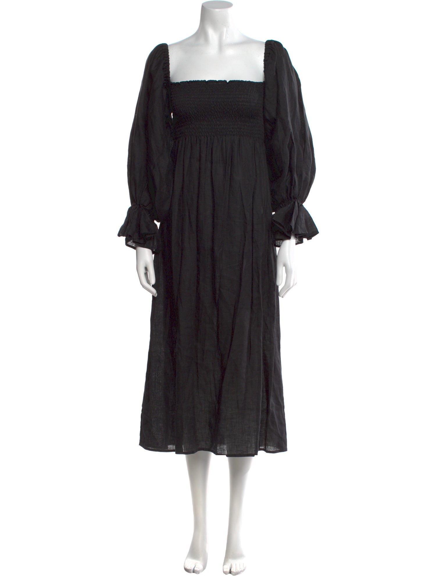 Sleeper Linen Midi Length Dress