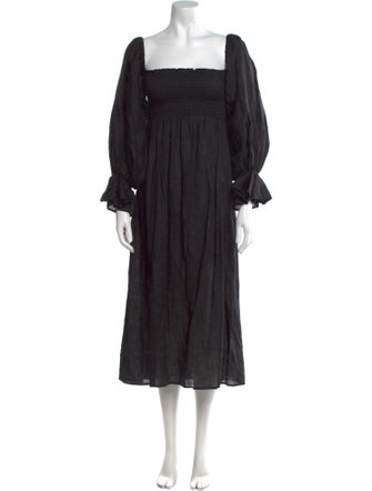 Sleeper Linen Midi Length Dress
