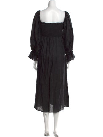 Sleeper Linen Midi Length Dress