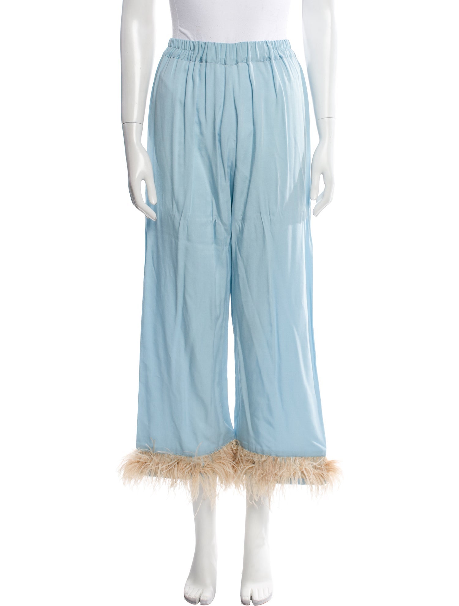 Sleeper Feather Trim Pajamas
