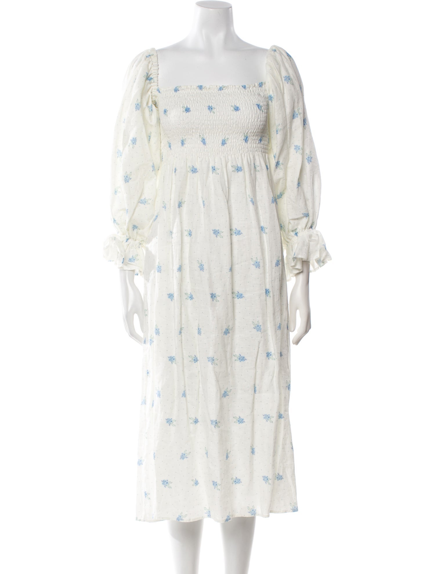 Sleeper Linen Midi Length Dress