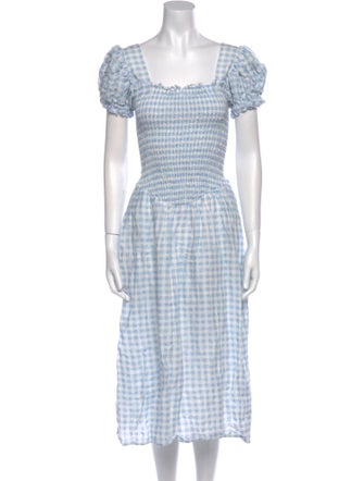 Sleeper Linen Midi Length Dress