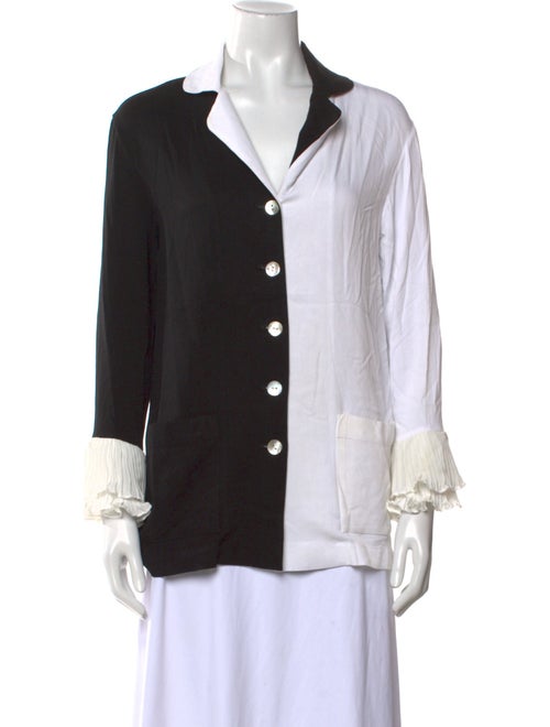 Sleeper Long Sleeve Button-Up Top