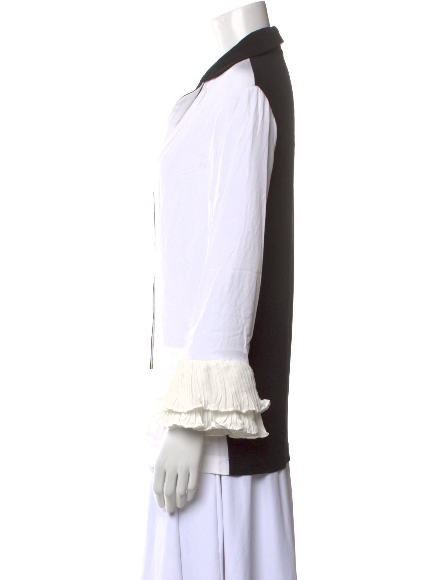 Sleeper Long Sleeve Button-Up Top