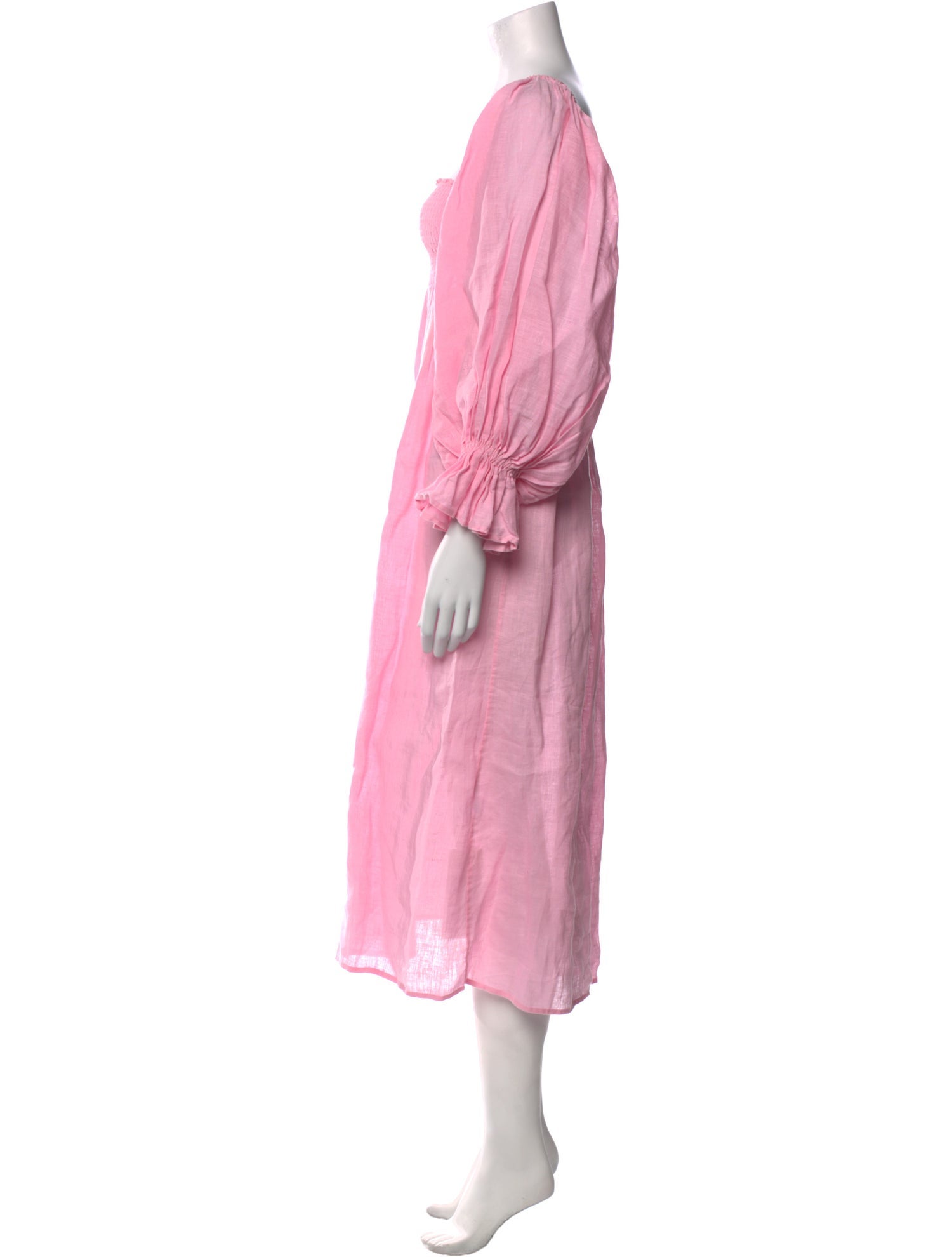 Sleeper Linen Midi Length Dress