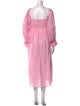 Sleeper Linen Midi Length Dress