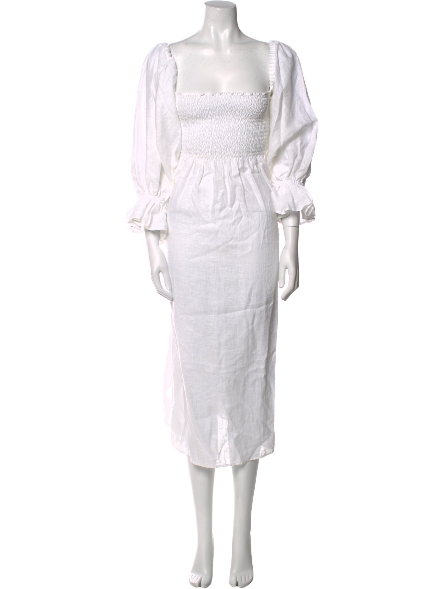 Sleeper Linen Midi Length Dress