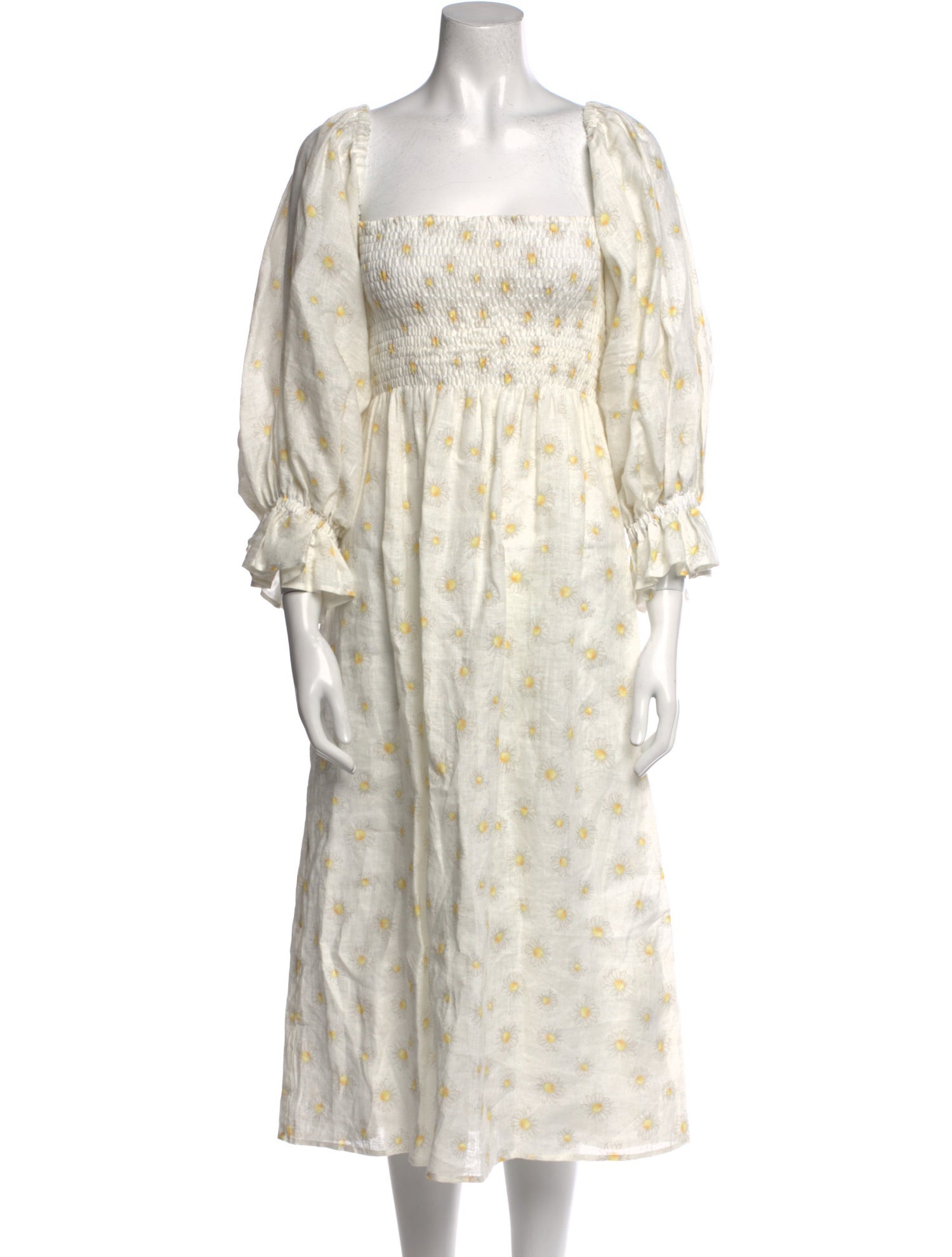 Sleeper Linen Midi Length Dress