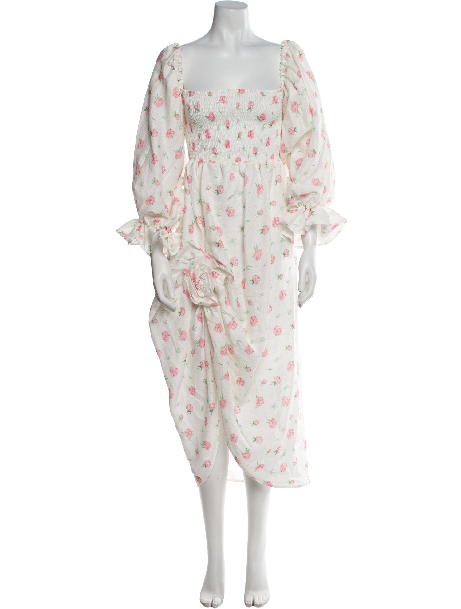 Sleeper Floral Print Midi Length Dress w/ Tags