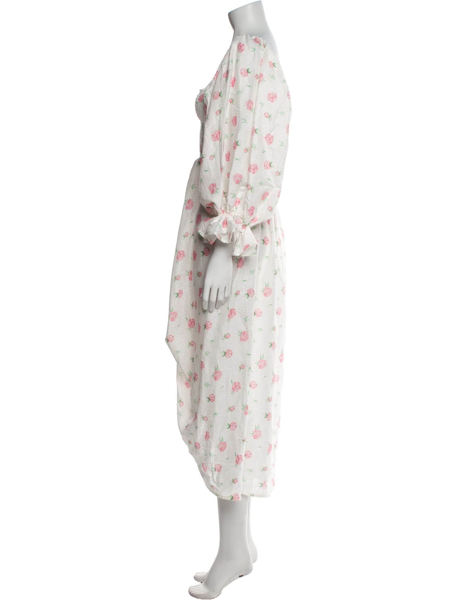 Sleeper Floral Print Midi Length Dress w/ Tags