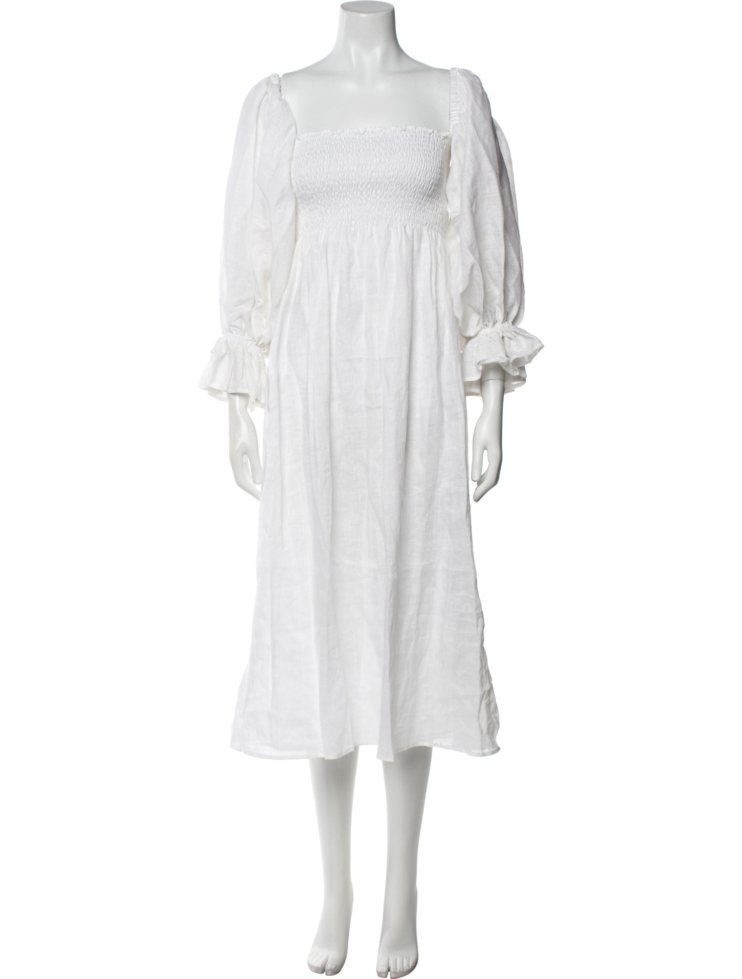 Sleeper Linen Midi Length Dress