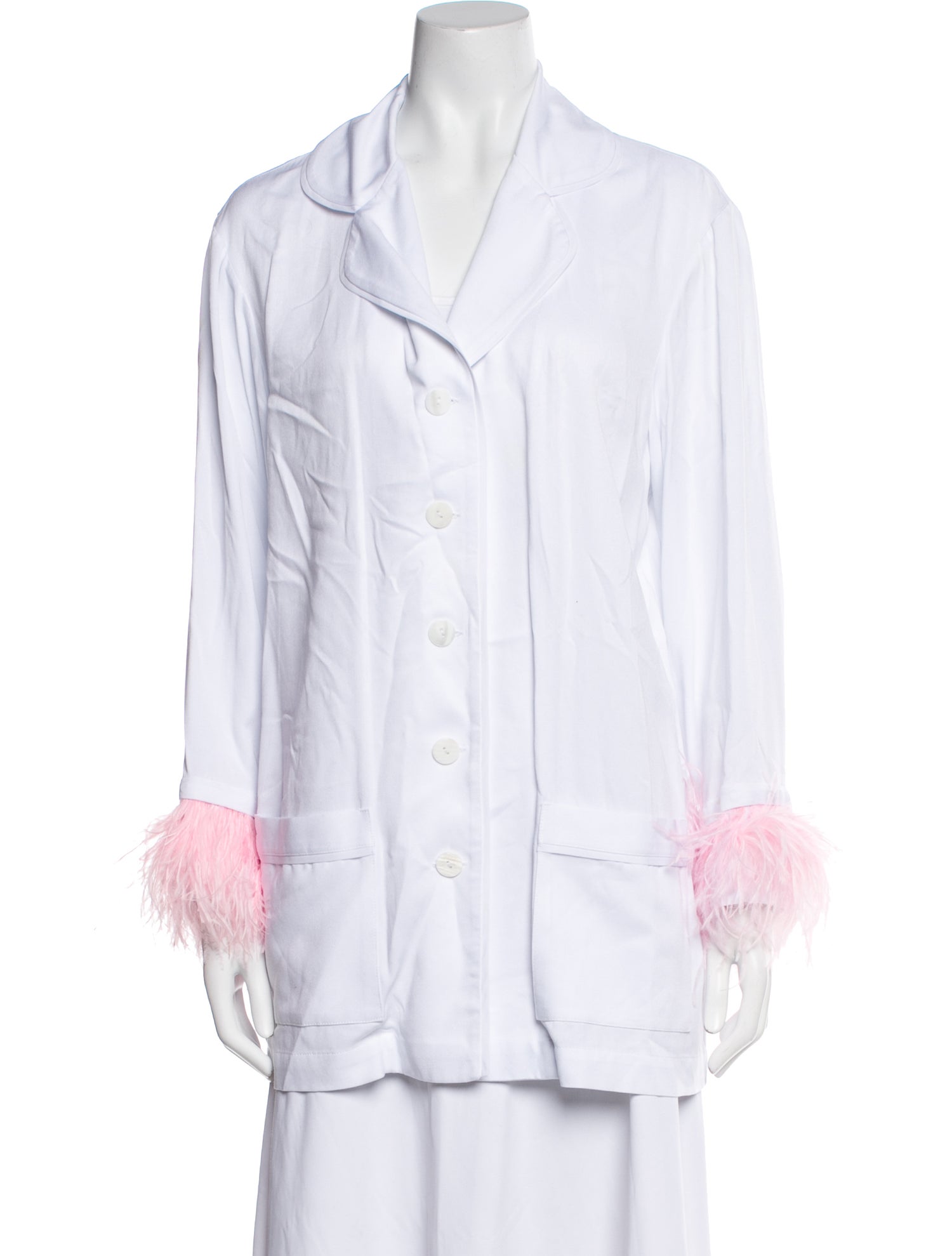 Sleeper Feather Trim Pajamas
