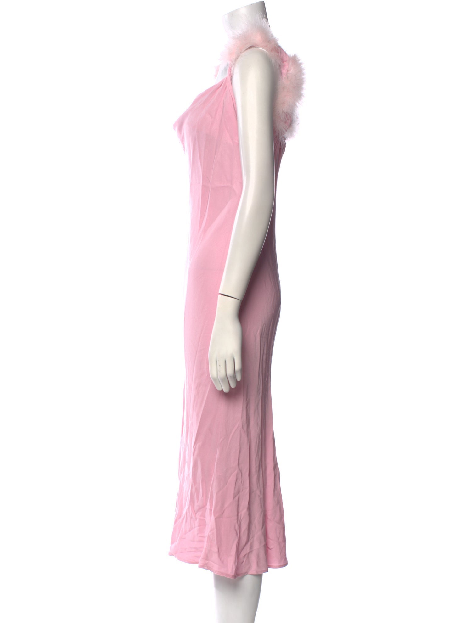 Sleeper Cowl Neck Midi Length Dress