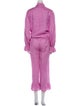 Sleeper Linen Ruffle Embellishment Pant Set