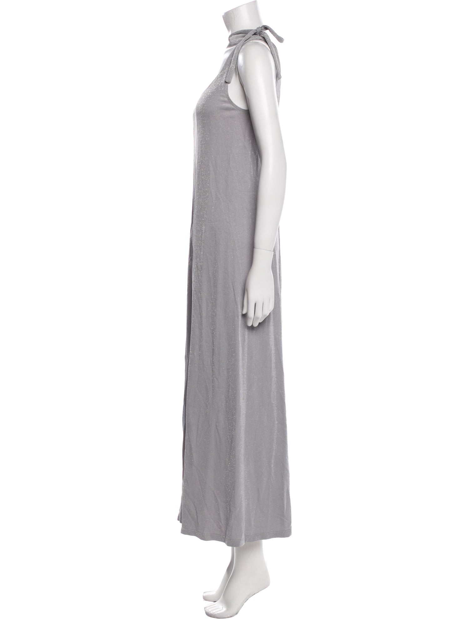 Sleeper Scoop Neck Long Dress