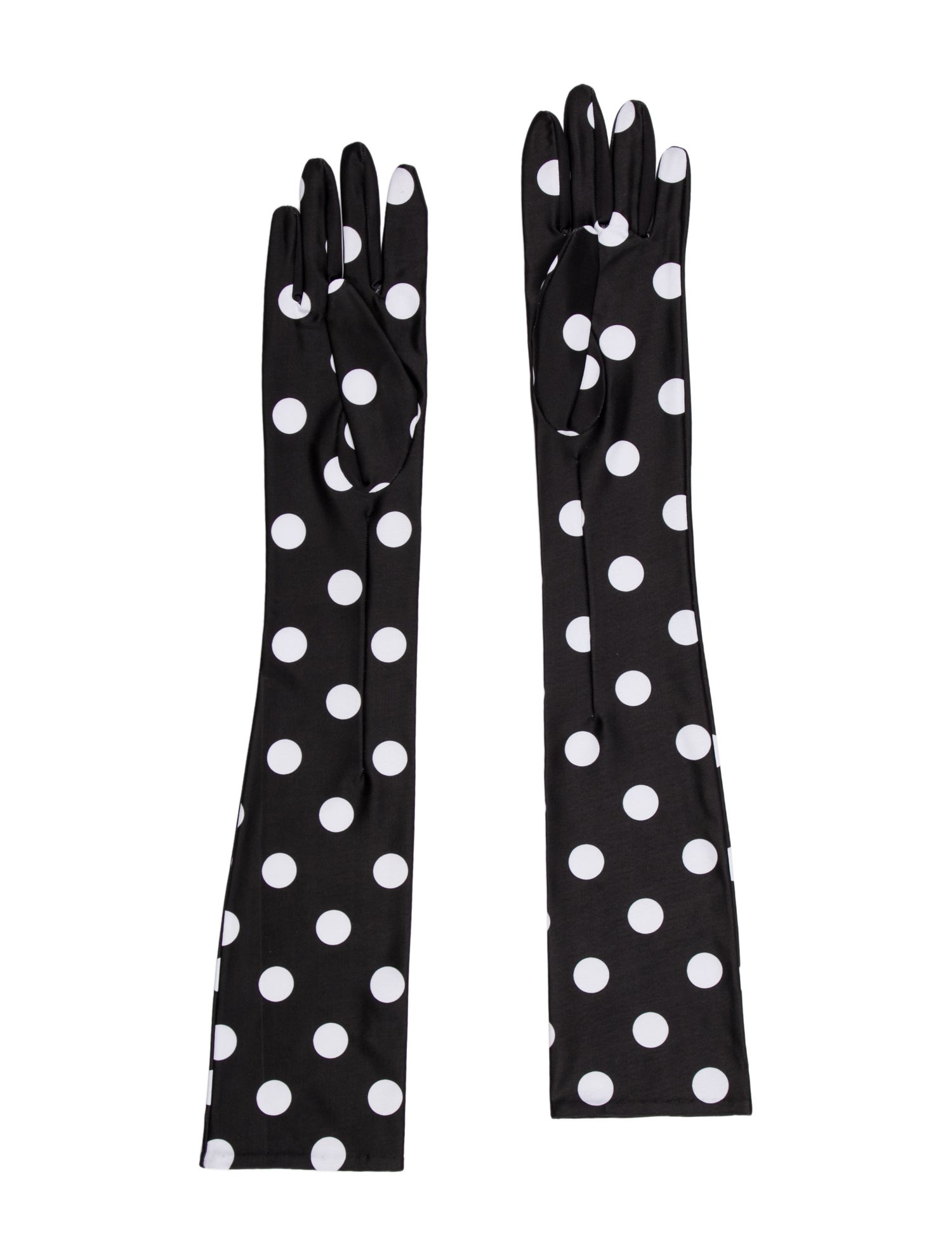 Sleeper Zephir Stretch-jersey Polka-dot Gloves