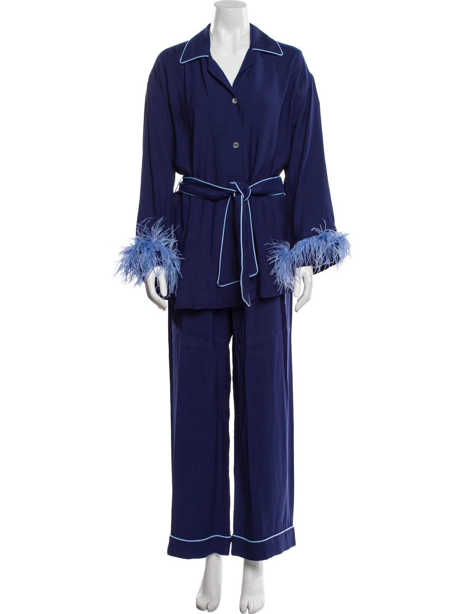 Sleeper Feather Trim Pajamas w/ Tags