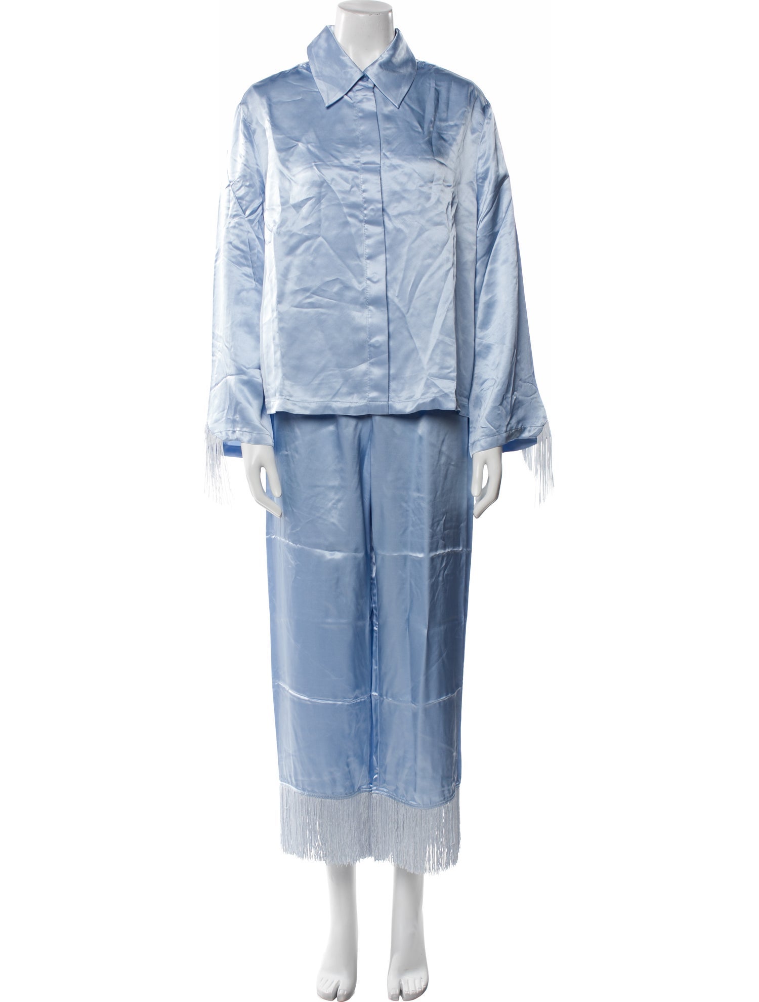 Sleeper Fringe Trim Accent Pajamas w/ Tags