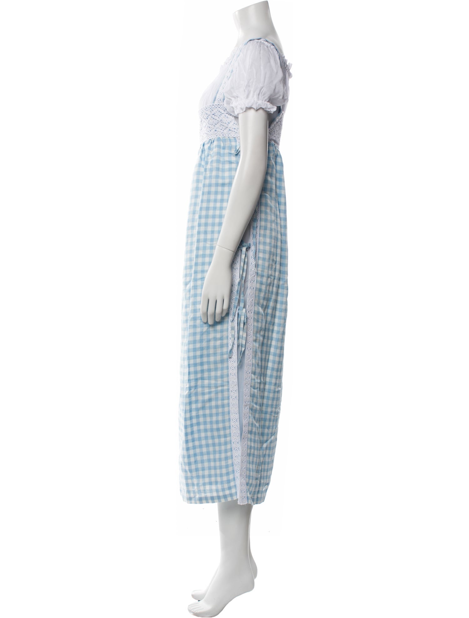 Sleeper Plaid Print Long Dress w/ Tags