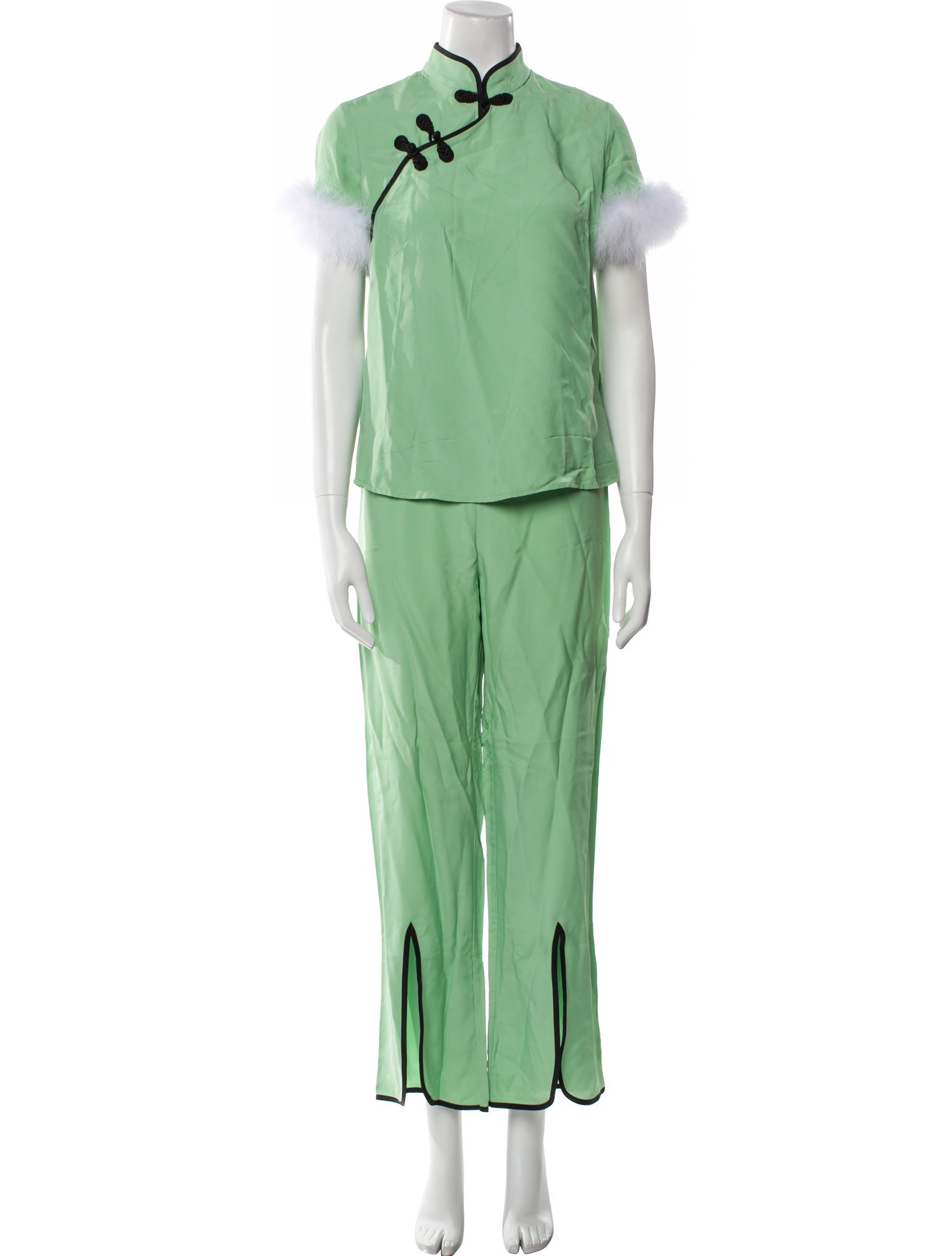 Sleeper Feather Trim Pajamas w/ Tags