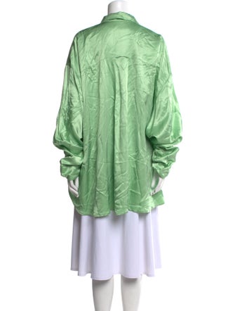 Sleeper Long Sleeve Button-Up Top