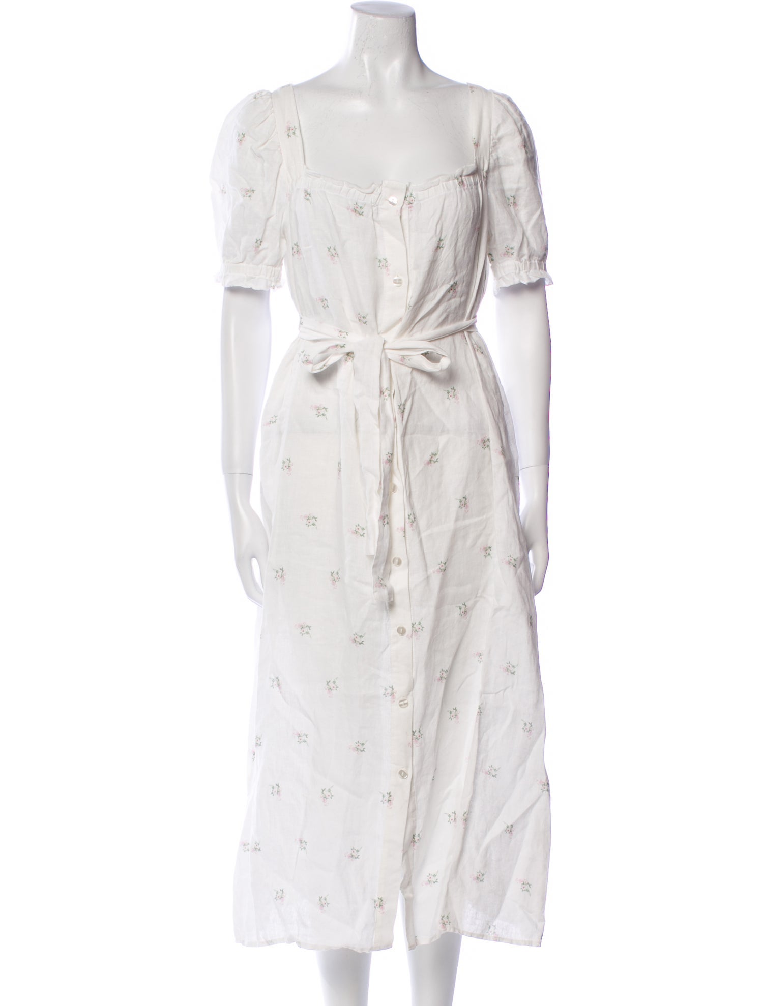Sleeper Linen Midi Length Dress