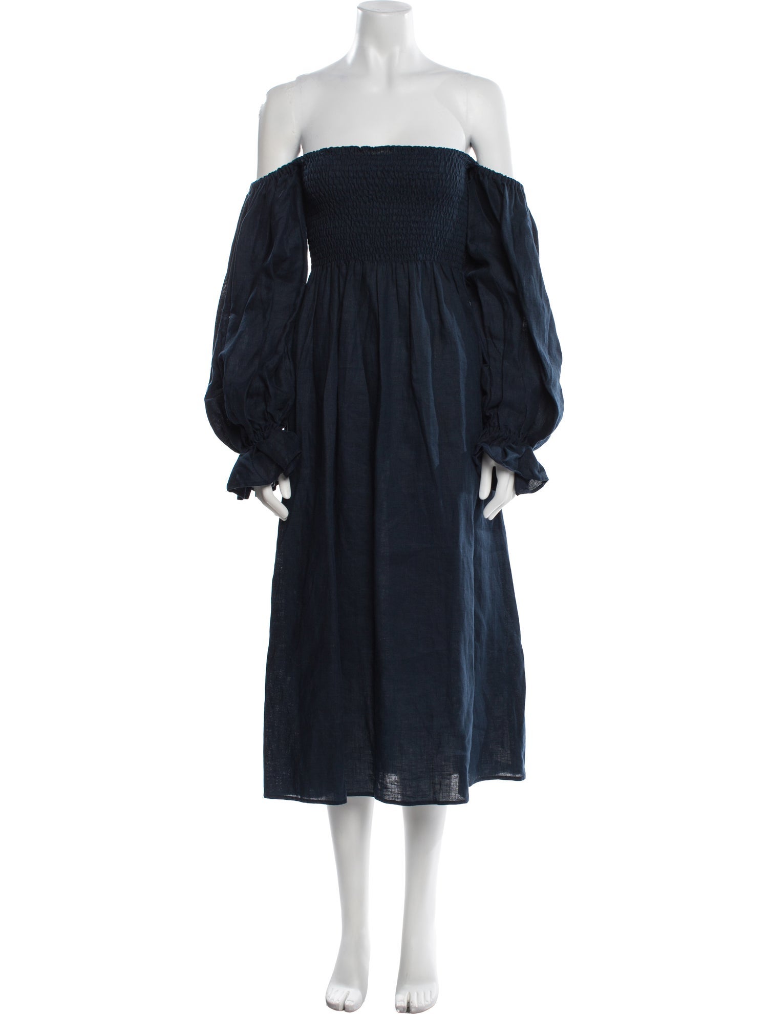 Sleeper Linen Midi Length Dress