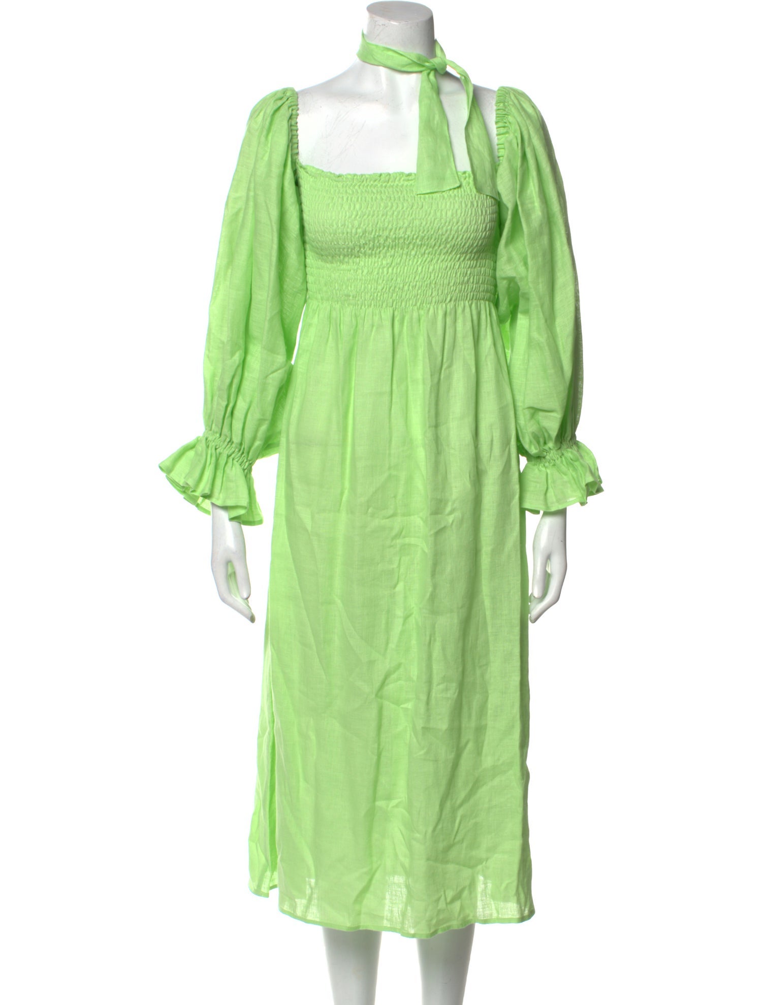 Sleeper Linen Midi Length Dress