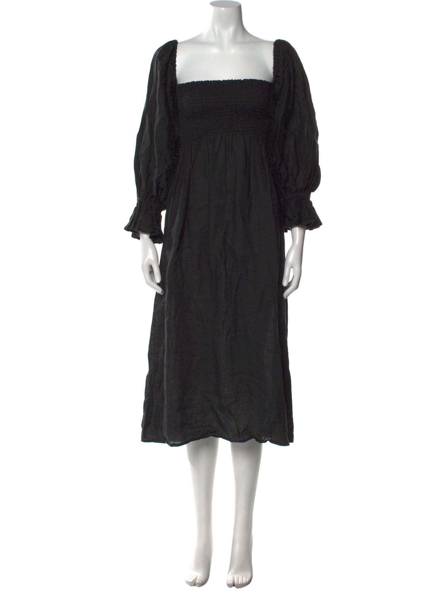Sleeper Linen Midi Length Dress