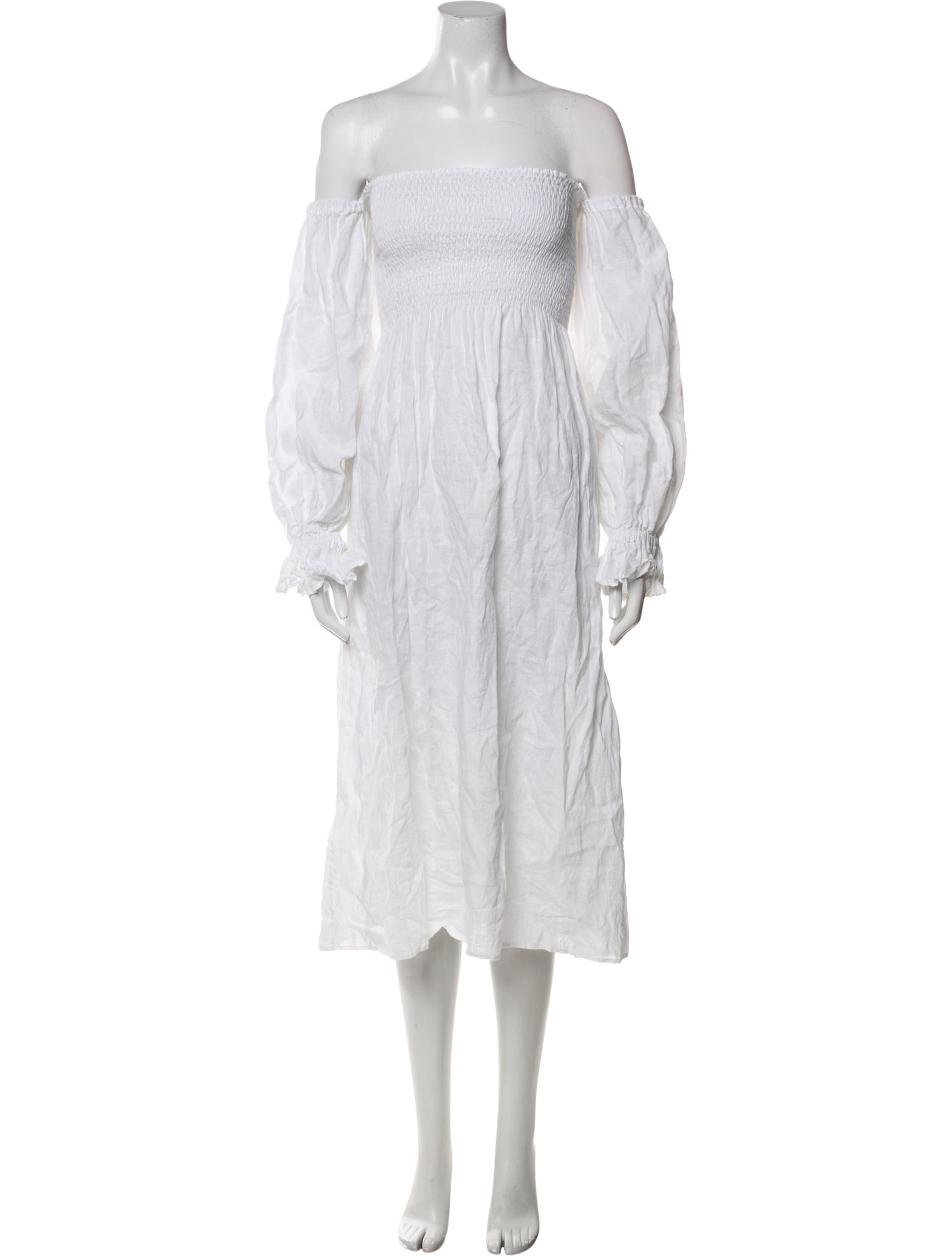 Sleeper Linen Midi Length Dress