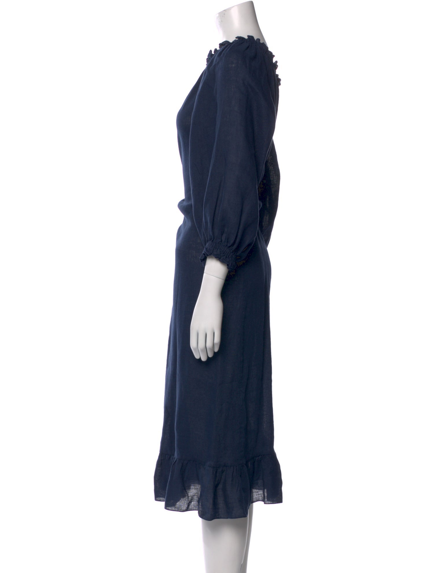 Sleeper Linen Midi Length Dress