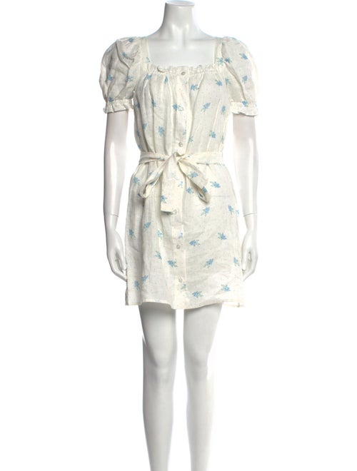 Sleeper Floral Print Mini Dress