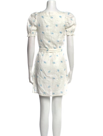 Sleeper Floral Print Mini Dress