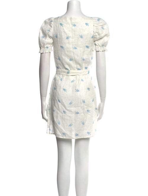 Sleeper Floral Print Mini Dress