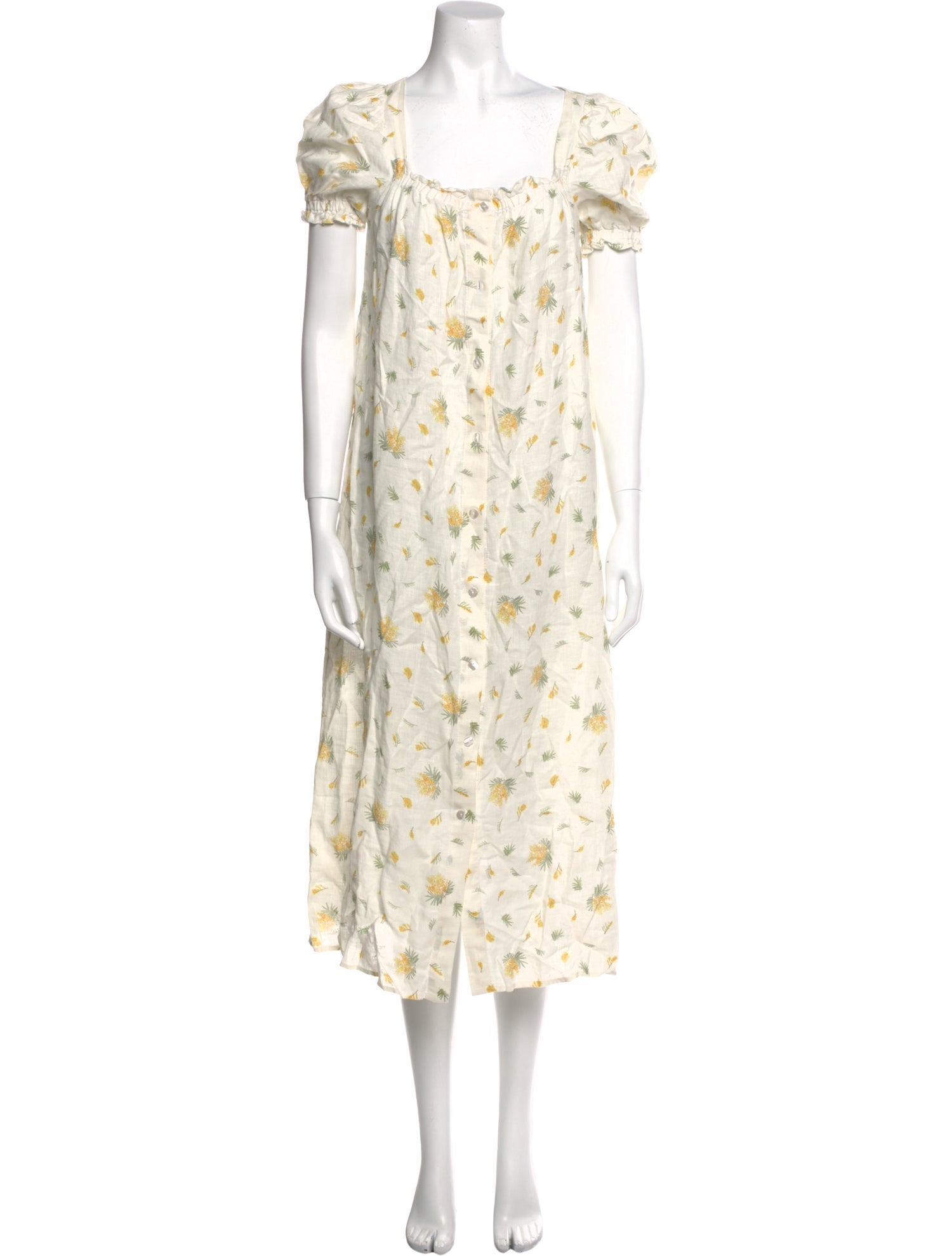 Sleeper Linen Midi Length Dress